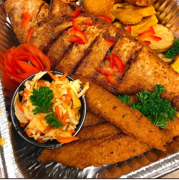 Plantain and Red Snapper